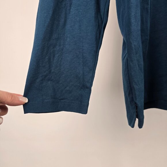 British Invasion Blue Cotton Button Down Long Sleeve Size XL - Picture 4 of 8